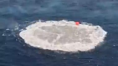 Indian Navy Underwater Mine Test: समंदर की गहराई में भी नहीं बचेगा दुश्मन! भारत ने किया सबसे एडवांस अंडरवाटर माइन का सफल परीक्षण, पाकिस्तान की धड़कनें बढ़ीं (Watch Video)
