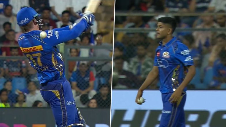 MI vs GT TATA IPL 2025: प्रसिद्ध कृष्णा के बाउंसर से चोटिल होकर रिटायर हुए कॉर्बिन बॉश, अश्वनी कुमार ने ली जगह