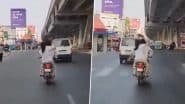 Viral Video: चलती बाइक पर पीछे बैठी युवती ने अपने साथी को मुंह पर मारी कई बार चप्पल, लखनऊ का वीडियो सोशल मीडिया पर हुआ वायरल
