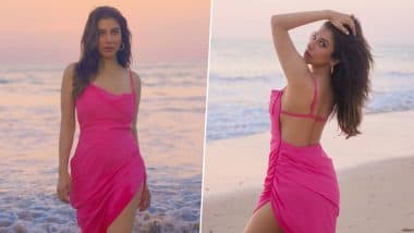 Sophie Choudry Beach Look: समंदर किनारे पिंक ड्रेस में सोफी चौधरी ने बिखेरा जलवा, हॉट तस्वीरों से इंटरनेट का चढ़ा पारा (View Pics)
