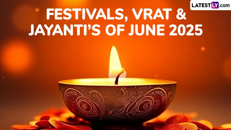 Festivals, Vrat &amp; Jayanti&rsquo;s of June 2025: इस माह गंगा दशहरा से लेकर वट पूर्णिमा, गायत्री जयंती एवं बकरीद जैसे पर्व मनाए जाएंगे! देखे पूरी सूची!