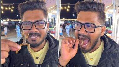 Food Vlogger Eats Fried FROG: मुंबई के फूड व्लॉगर ने कंबोडिया की यात्रा के दौरान खाया तला हुआ मेंढक, वीडियो देख लोगों ने दी प्रतिक्रिया