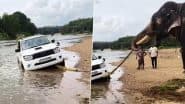 Elephant Pulled Over SUV: केरल के पलक्कड़ गांव में नदी से 2000 किलो वजनी एसयूवी को हाथी ने सफलतापूर्वक निकाला बाहर, देखें वीडियो