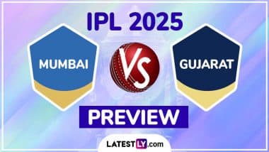 MI vs GT TATA IPL 2025 Preview: मुंबई इंडियंस बनाम गुजरात टाइटन्स इंडियन प्रीमियर लीग मैच से पहले जानिए हेड टू हेड रिकॉर्ड्स, मिनी बैटल और स्ट्रीमिंग समेत सारे डिटेल्स
