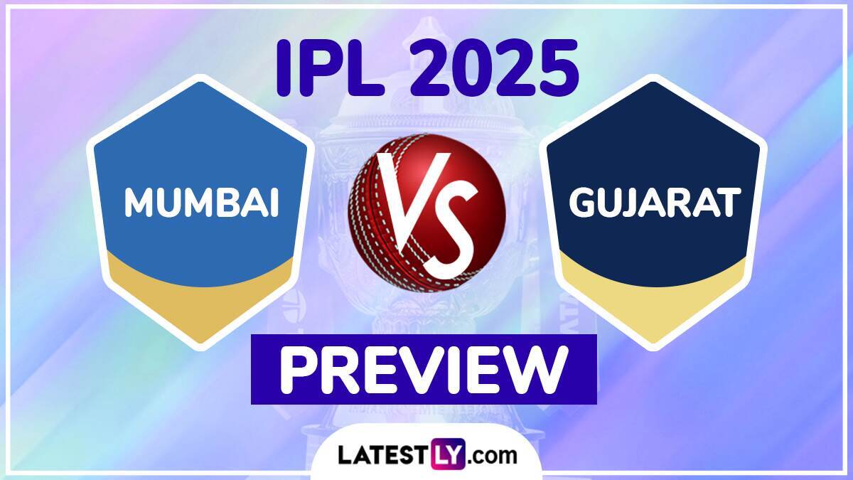 MI vs GT TATA IPL 2025 Preview: मुंबई इंडियंस बनाम गुजरात टाइटन्स इंडियन प्रीमियर लीग मैच से पहले जानिए हेड टू हेड रिकॉर्ड्स, मिनी बैटल और स्ट्रीमिंग समेत सारे डिटेल्स MI vs GT TATA IPL 2025 Preview: मुंबई इंडियंस बनाम गुजरात टाइटन्स इंडियन प्रीमियर लीग मैच से पहले जानिए हेड टू हेड रिकॉर्ड्स, मिनी बैटल और स्ट्रीमिंग समेत सारे डिटेल्स