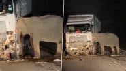 Mother Elephant Grieves: मलेशिया में सड़क पार करते समय हाथी के बच्चे की ट्रक से कुचले जाने से मौत, दुखी मां का वीडियो वायरल