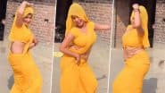 Bhabhi Dance: पीली साड़ी में भाभी ने थिरकाई जबरदस्त कमर, इंटरनेट पर वायरल हो रहा डांस वीडियो