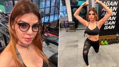 Sherlyn Chopra Gym Look: शर्लिन चोपड़ा ने जिम में दिखाया दमदार अंदाज़, फिटनेस गोल्स देती दिखीं एक्ट्रेस (View Pics)