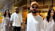 Virat Kohli, Anushka Sharma Back in Mumbai: टेस्ट क्रिकेट से संन्यास के बाद प्रेमानंद जी महाराज आश्रम से मुंबई लौटे विराट-अनुष्का, मुंबई एयरपोर्ट पर फोटोग्राफर ने जीता दिल, देखें वीडियो