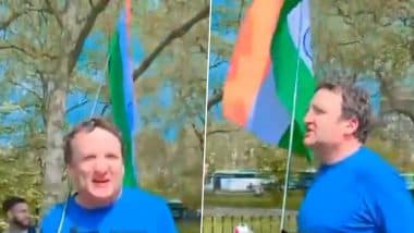Viral Video: ब्रिटिश व्यक्ति ने गर्व से भारतीय झंडा लहराकर लंदन की सड़कों पर कश्मीर में हुए टेरर अटैक को लेकर की पाकिस्तान की आलोचना
