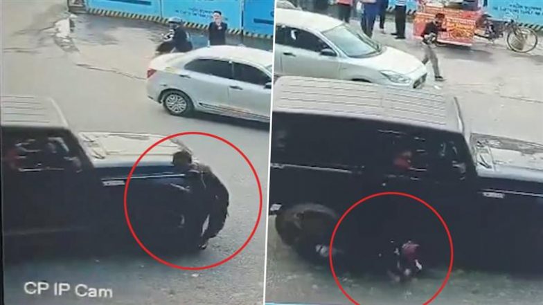 Delhi: वसंत कुंज में ड्राइवर को हॉर्न न बजाने को कहने पर सुरक्षा गार्ड को एसयूवी ने कुचला, आरोपी गिरफ्तार (देखें वीडियो)