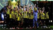 Al-Ittihad Win King Cup of Champions 2024-25: कैरिम बेंज़ेमा के दोहरे धमाके से अल-इत्तिहाद ने जीता किंग कप, अल-कादिसियाह को 3-1 से हराया