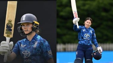 England Women vs West Indies Women, 1st ODI Match 2025 1st Inning Scorecard: पहले वनडे में इंग्लैंड ने वेस्टइंडीज के सामने रखा 346 रनों का टारगेट, टैमी ब्यूमोंट और एमी जोन्स ने खेली धुआंधार शतकीय पारी; यहां देखें पहली पारी का स्कोरकार्ड