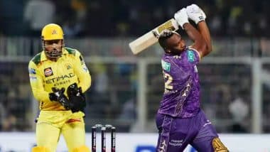 KKR vs CSK, TATA IPL 2025 57th Match 1st Inning Scorecard: कोलकाता नाइट राइडर्स ने चेन्नई सुपर किंग्स को दिया 180 रनों का लक्ष्य, अजिंक्य रहाणे और आंद्रे रसेल ने खेली धमाकेदार पारी; यहां देखें पहली पारी का स्कोरकार्ड