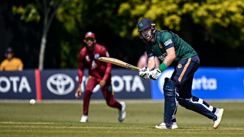 Ireland vs West Indies, 1st ODI Match Live Scorecard: आयरलैंड ने वेस्टइंडीज को दिया 304 रनों का टारगेट, एंडी बालबर्नी ने खेली धमाकेदार पारी; यहां देखें पहली पारी का स्कोरकार्ड
