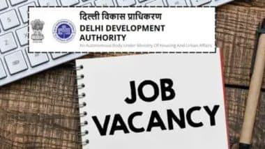 DDA Bharti 2025: दिल्ली में 1383 सरकारी पदों पर बंपर भर्ती, 10वीं पास से लेकर ग्रेजुएट तक के लिए मौका