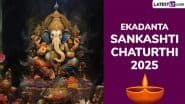 Ekadanta Sankashti Chaturthi 2025: गणेशजी को ‘प्रथम-पूज्य देव’ कब माना गया. जानें एकदंत संकष्टी चतुर्थी का महत्व, मंत्र, पूजा-विधि एवं पौराणिक कथा!