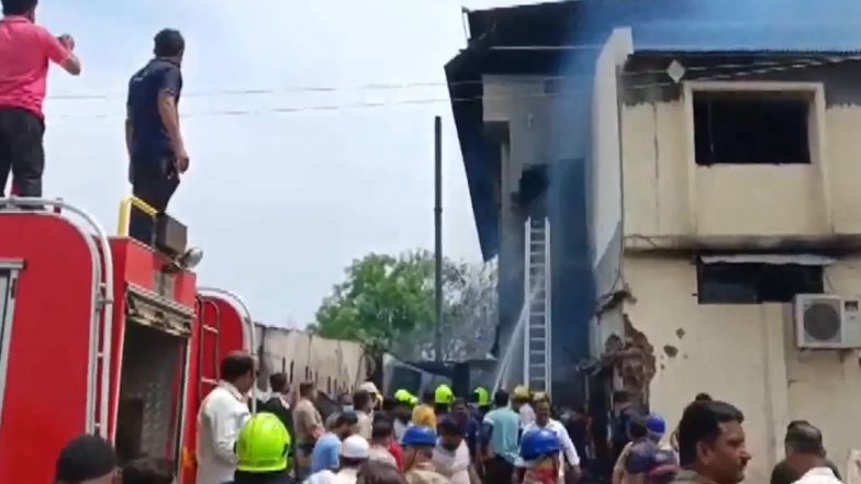 Solapur Fire Update: महाराष्ट्र के सोलापुर में बड़ा हादसा, फैक्ट्री में भीषण आग लगने से मालिक समेत 8 लोगों की मौत (Watch Video)