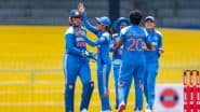 India Beat Sri Lanka Tri-Nation Series 2025 Final Match Scorecard: फाइनल मुकाबले में टीम इंडिया ने श्रीलंका को 97 रनों से हराया, ट्राई सीरीज के खिताब पर किया कब्जा, स्नेह राणा और अमनजोत कौर ने की घातक गेंदबाजी; यहां देखें IND W बनाम SL W मैच का स्कोरकार्ड