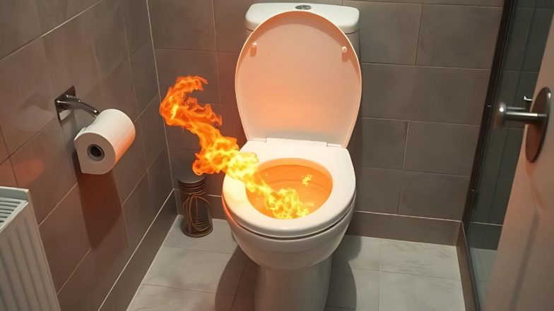 Toilet Seat Explosion Noida: फ्लश दबाते ही वेस्टर्न टॉयलेट में हुआ धमाका! 20 साल का युवक बुरी तरह झुलसा