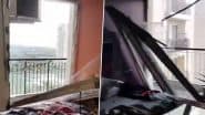 नोएडा की Jaypee अमन सोसायटी में आंधी ने मचाई तबाही, खिड़की-दरवाजे उड़ गए, वीडियो देख भड़के लोग