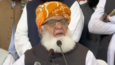 India-Pak Tension: 'भारत से पहले अफगानिस्तान से निपट लो!' पाकिस्तानी विपक्षी नेता मौलाना फजलुर रहमान ने शहबाज सरकार को दी नसीहत; VIDEO