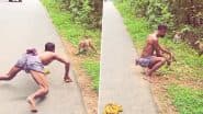 अजीबो-गरीब हरकतें करके बंदर को उसी के अंदाज में चिढ़ाने लगा शख्स, Viral Video देख दंग रह जाएंगे आप