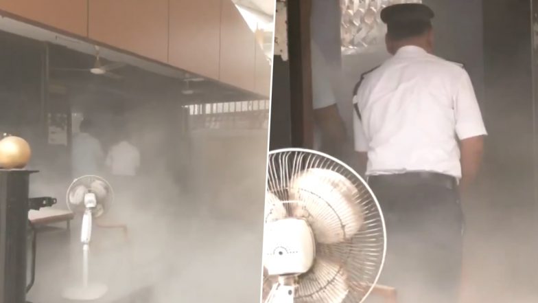 Mumbai: महाराष्ट्र विधानसभा में स्कैनिंग मशीन में शॉर्ट सर्किट से लगी आग, पाया गया काबू (Watch Video)