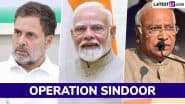 Operation Sindoor: राहुल गांधी और खड़गे ने PM मोदी  को लिखा पत्र, ऑपरेशन सिंदूर और युद्ध विराम पर चर्चा के लिए विशेष संसद सत्र बुलाने की मांग की