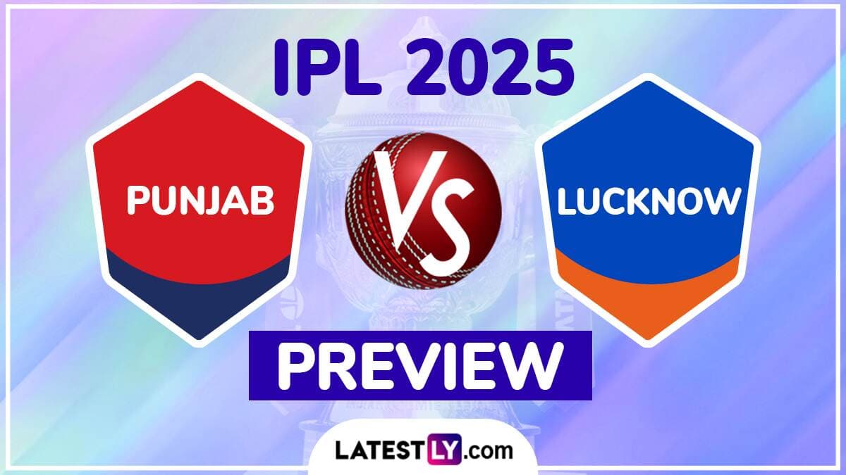 PBKS vs LSG TATA IPL 2025 Preview: पंजाब किंग्स बनाम लखनऊ सुपर जायंट्स इंडियन प्रीमियर लीग मैच से पहले जानिए हेड टू हेड रिकॉर्ड्स, मिनी बैटल और स्ट्रीमिंग समेत सारे डिटेल्स PBKS vs LSG TATA IPL 2025 Preview: पंजाब किंग्स बनाम लखनऊ सुपर जायंट्स इंडियन प्रीमियर लीग मैच से पहले जानिए हेड टू हेड रिकॉर्ड्स, मिनी बैटल और स्ट्रीमिंग समेत सारे डिटेल्स