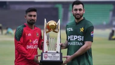 Pakistan vs Bangladesh 1st T20I Match Match Toss Update And Live Scorecard: पाकिस्तान के कप्तान सलमान अली आगा ने जीता टॉस, पहले बल्लेबाजी करने का किया फैसला; यहां देखें दोनों टीमों की प्लेइंग इलेवन और लाइव स्कोरकार्ड