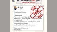 Fact Check: क्या NSA अजीत डोभाल फेसबुक पर हैं? सोशल मीडिया पर फर्जी अकाउंट वायरल, सरकार की फैक्ट चेक टीम ने किया खुलासा