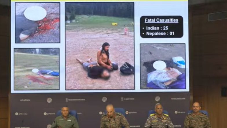 Press Briefing on Ops Sindoor: आतंकियों के 9 बड़े ठिकाने तबाह, 100 से ज्यादा ढेर; ऑपरेशन सिंदूर पर देश की सेनाओं ने किया बड़ा खुलासा ( Watch Video)