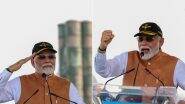 PM Modi Addresses Soldiers LIVE: 'पाकिस्तान की साजिश और हिम्मत दोनों को तोड़ा': पीएम मोदी ने भारतीय वायुसेना की जमकर तारीफ की, पड़ोसी मुल्क को दी चेतावनी (Watch Video)