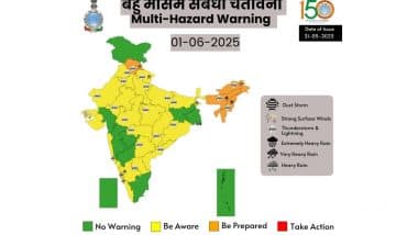 Kal Ka Mausam, 01 June 2025: कई राज्यों में भारी बारिश, तेज हवाएं और आंधी की चेतावनी; जानें आपके शहर में कैसा रहेगा कल का मौसम? (Watch Video)