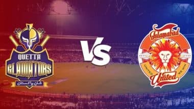 Quetta Gladiators vs Islamabad United, PSL 2025 23rd Match Toss Update And Live Scorecard: क्वेटा ग्लैडियेटर्स के कप्तान सऊद शकील ने जीता टॉस, पहले गेंदबाजी करने का किया फैसला; यहां देखें दोनों टीमों की प्लेइंग इलेवन और लाइव स्कोरकार्ड
