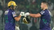 Islamabad United vs Quetta Gladiators, PSL 2025 26th Match 1st Inning Scorecard: क्वेटा ग्लेडियेटर्स ने इस्लामाबाद यूनाइटेड के सामने रखा 264 रनों का टारगेट, रिले रोसौव और हसन नवाज ने जड़ा ताबड़तोड़ शतक; यहां देखें पहली पारी का स्कोरकार्ड