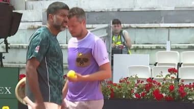 French Open 2025: रोहन बोपन्ना और एडम पाव्लासेक की जोड़ी ने फ्रेंच ओपन के तीसरे दौर में बनाई जगह, फ्रांसीसी जोड़ी को दी मात