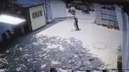 VIDEO: CBI ऑफिस में सनकी शख्स ने धनुष-तीर से किया हमला, CCTV में कैद हुआ खौफनाक मंजर