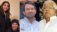 Tej Pratap Yadav News: लालू यादव ने बेटे तेजप्रताप को 6 साल के लिए RJD से बाहर निकाला, गर्लफ्रेंड अनुष्का यादव से जुड़े पोस्ट के बाद मचा बवाल