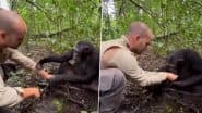 Viral Video: पानी पीने के लिए चिंपैंजी ने मांगी शख्स से मदद, फिर जानवर ने इस तरह से चुकाया एहसान