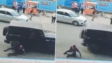 Delhi: 'हॉर्न मत बजाइए' कहना पड़ा भारी, थार चालक ने सिक्योरिटी गार्ड पर चढ़ा दी गाड़ी