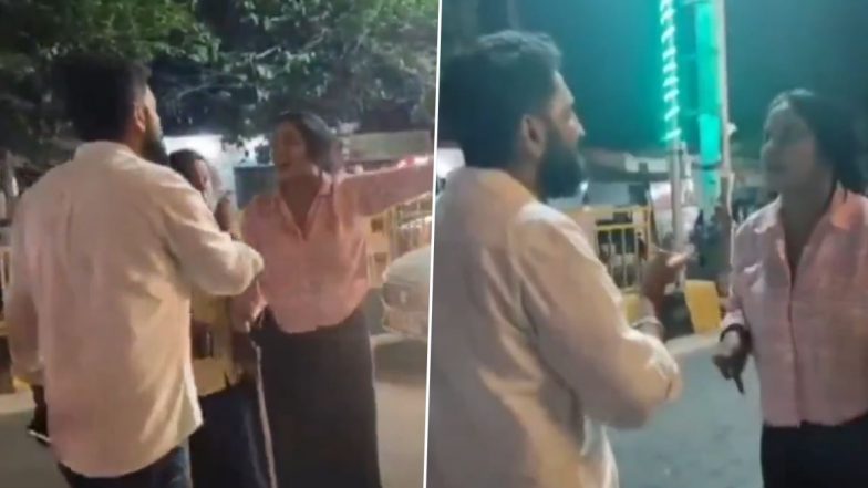 बीच सड़क पर  गाली गलौज करने लगीं भोजपुरी एक्ट्रेस अंजना सिंह, होटल में रूम ना मिलने पर किया जमकर हंगामा, Video वायरल