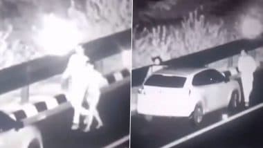 Caught on CCTV: Manohar Lal Dhakad का Mandsaur में हाईवे पर अश्लील हरकत करते वीडियो वायरल
