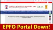 EPFO Portal Down: ईपीएफओ पोर्टल पर तकनीकी गड़बड़ी, काम नहीं कर रहा वेबसाइट, UMANG ऐप पर भी सेवा बाधित, यूजर्स में भारी नाराजगी