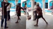 Chhattisgarh Shocker: रेत माफियाओं का आतंक! मुखबिरी के शक में खंबे से बांधकर युवक की बेरहमी से पिटाई, छत्तीसगढ़ के बलौदा बाजार जिले का भयावह वीडियो आया सामने (Watch Video)
