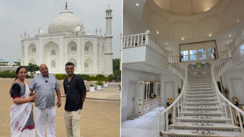 Mini Taj Mahal in Burhanpur: पत्नी के लिए पति ने बनाया मिनी ताजमहल! मध्य प्रदेश के बुरहानपुर में घर बना आकर्षण का केंद्र (Watch Video)