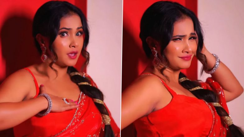 लाल साड़ी पहन &lsquo;सुना ये राजा&rsquo; गाने पर Trisha Kar Madhu ने किया बोल्ड डांस, सोशल मीडिया पर मचाया धमाल (Watch Video)