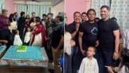 Dhoni Celebrates His Tennis Coach's Birthday: धोनी ने मनाया अपने टेनिस कोच काका सर का जन्मदिन, परिवार संग केक काटते दिखे पूर्व कप्तान, देखें वीडियो
