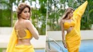 Nikki Tamboli Desi Look: येलो साड़ी में निक्की तंबोली ने ढाया कहर, देसी अदाओं से किया फैंस को बनाया दीवाना (View Pics)
